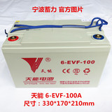 宁波天能6EVF100蓄电池，观光车巡逻车电瓶，手推洗扫地机老年代步车电池