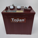 T105蓄电池，tojian高尔夫球车蓄电池，剪叉式高空作业车辆蓄电池，观光车电瓶